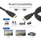 Kabel ACT HDMI ETH4K M/M zwart 2 meter