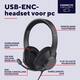 Hoofdtelefoon Trust Ayda Max USB-ENC
