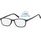 Leesbril  Montana +1.00 dpt blue light filter zwart
