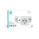 Slimme stekker Nedis Smartlife Wifi 3 stuks wit