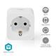Slimme stekker Nedis Smartlife Wifi 3 stuks wit
