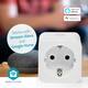 Slimme stekker Nedis Smartlife Wifi 3 stuks wit