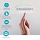 Rookmelder Nedis Smartlife Wifi 10 jaar sensor wit