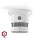 Rookmelder Nedis Smartlife Zigbee 3.0 Wifi 10 jaar sensor wit