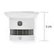 Rookmelder Nedis Smartlife Zigbee 3.0 Wifi 10 jaar sensor wit
