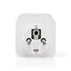 Slimme stekker Nedis Smartlife Wifi enkel wit