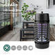 Insectenlamp Nedis electrisch 30watt 30M2 zwart