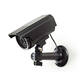 Dummy beveiligingscamera Nedis bullet solar buiten grijs
