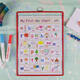 Zichtpanelenframe hangend Tarifold A4 rood 5 stuks