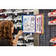 Zichtpanelensysteem wand Tarifold magnetisch A4 met 10-tassen assorti