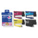 Inktcartridge Brother LC-527XL zwart + 3 kleuren
