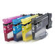 Inktcartridge Brother LC-527 zwart + 3 kleuren