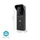 Videodeurbel Nedis Smartlife Wifi 3MP Full HD 1296p zwart