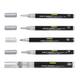 Acrylmarker Online lettering 5 breedtes zilver