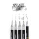 Acrylmarker Online lettering 5 breedtes zilver