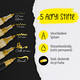 Acrylmarker Online lettering 5 breedtes goud