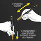 Acrylmarker Online lettering 5 breedtes goud