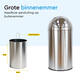 Afvalbak BRASQ Push Bin PB230+ 30 liter rvs