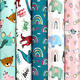 Inpakpapier Rotolux Rosie 200x70cm assorti