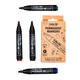 Permanent marker Artline 190  Dry Safe Eco schuin 2-5mm assorti 4st