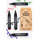 Permanent marker Artline 190  Dry Safe Eco schuin 2-5mm assorti 4st