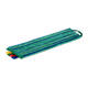 Vlakmop Greenspeed Velcro met schrobstroken 45cm groen