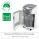 Papiervernietiger Leitz IQ OptiMax 225 Home Office P5 snippers 2x15mm