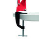 Bureaulamp MAUL Study met tafelklem excl.LED E27 lamp rood