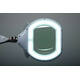 Loeplamp MAUL Crystal LED dimbaar tafelklem lens 234 cm2 wit