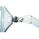 Loeplamp MAUL Crystal LED dimbaar tafelklem lens 234 cm2 wit
