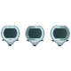 Loeplamp MAUL Crystal LED dimbaar tafelklem lens 234 cm2 wit
