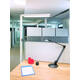 Vloerlamp MAUL Senja LED beweging- daglichtsensor dimbaar wit