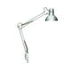 Bureaulamp MAUL Study met tafelklem incl.LED E27 lamp zilver
