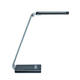 Bureaulamp MAUL Pure LED dimbaar met USB-poort antraciet - zilver