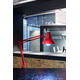Bureaulamp MAUL Study met tafelklem excl.LED E27 lamp rood