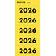 Rugetiket Leitz 2026 geel 100 stuks