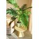 Kunstplant Mica Areca palm in pot groen waterproof