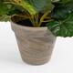 Kunstplant Mica Begonia wit in pot Stan grijs Ø25 30cm