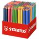 Kleurpotloden STABILO 203 Trio dik assorti classpack à 300 stuks