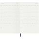 Agenda 2027 Moleskine 12M Planner Weekly 7dagen/1pagina large sc sapphire blue