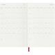 Agenda 2027 Moleskine 12M Planner Weekly 7dagen/1pagina large sc scarlet red