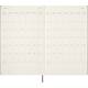 Agenda 2027 Moleskine 12M Planner Daily 1dag/1pagina large hc majestic pink