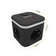 Stekkerblok Fellowes Power Cube F 3vdg 1xUSB A 2xUSB C 2 meter zwart