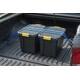 Opbergbox Bankers Box 60L met handgrepen robuust zwart
