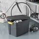 Opbergbox Bankers Box 60L met handgrepen robuust zwart