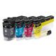 Inktcartridge Brother LC-426VAL zwart + 3 kleuren