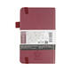 Notitieboek Sakura pocket 90x140mm lijn hard cover moerbei