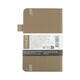 Notitieboek Sakura pocket 90x140mm lijn hard cover sintel