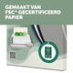 Voorblad Fellowes A4 FSC translucent papier 150gram 50vel