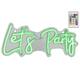 Ledbord Lumineo indoor USB neon Let's Party led Colour change effects
